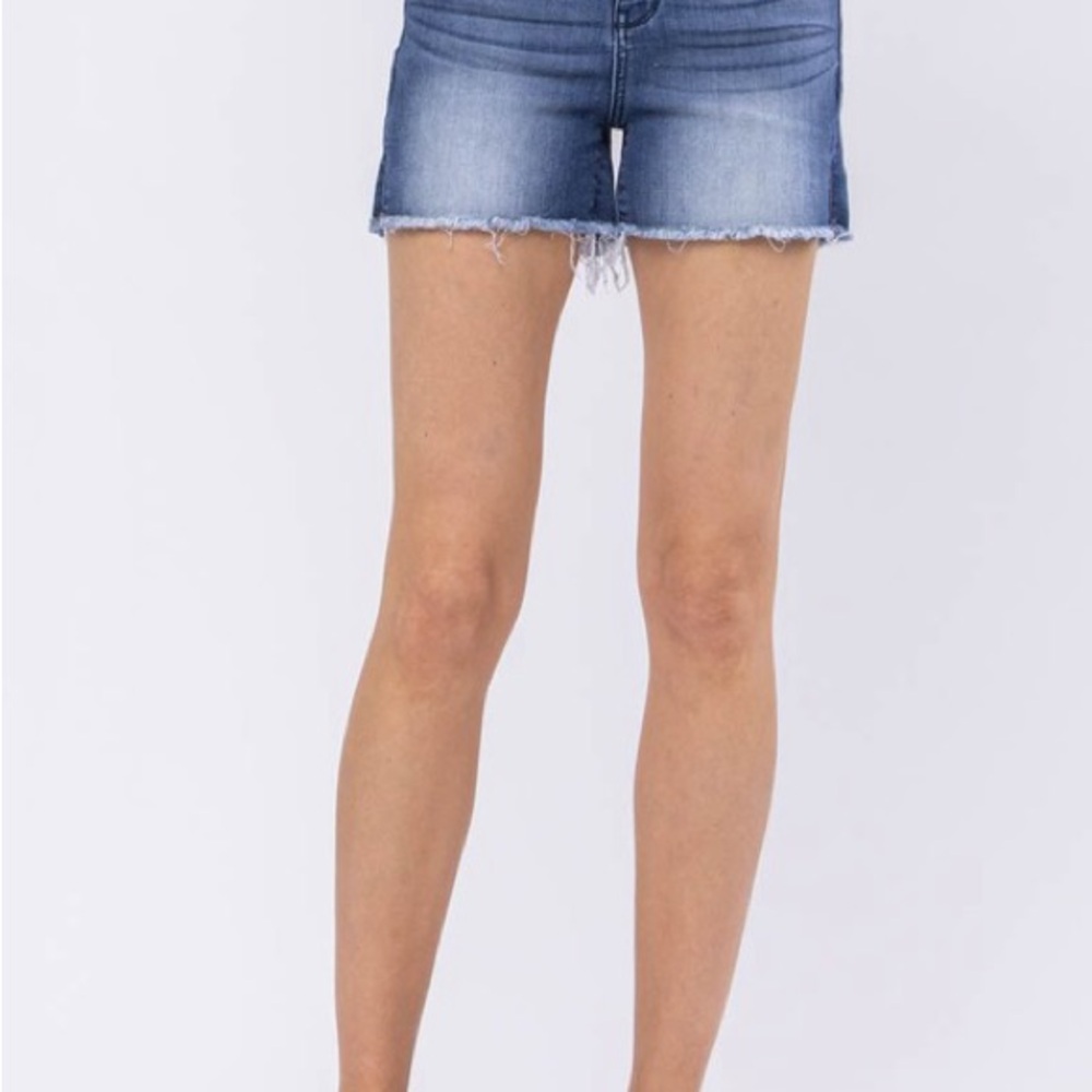 Used Judy Blue Women's Blue Denim Shorts